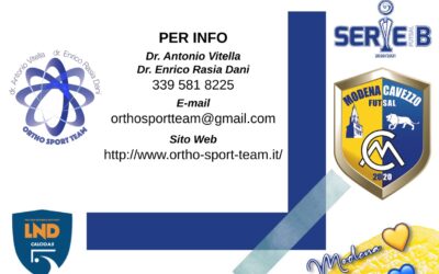 Partnership rinnovata: Ortho Sport Team e Modena Cavezzo Futsal ancora insieme!