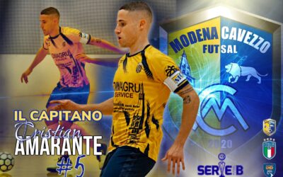 Cristian Amarante è il nuovo capitano del Modena Cavezzo Futsal!